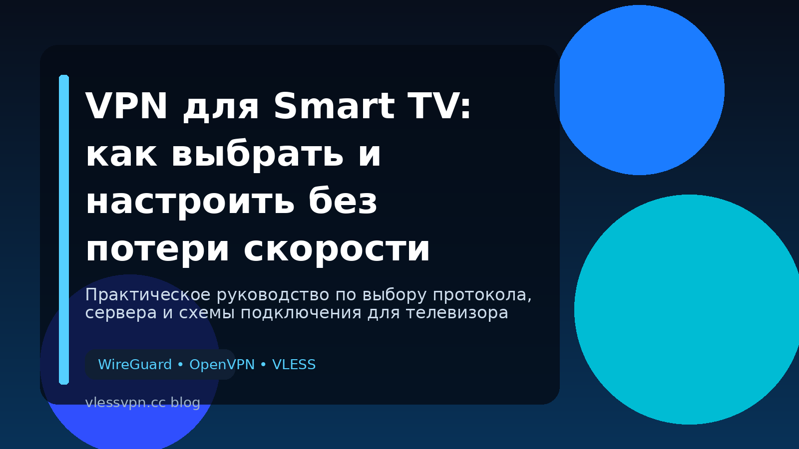 VPN для Smart TV: как выбрать и настроить без потери скорости