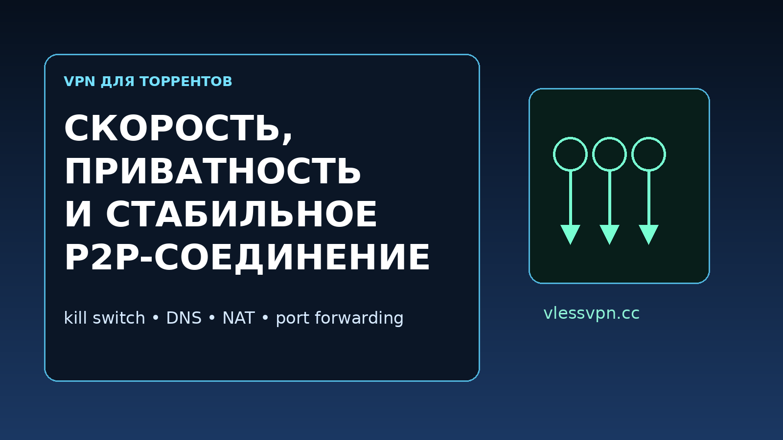 VPN для торрентов: что важно для скорости, приватности и стабильного P2P-соединения